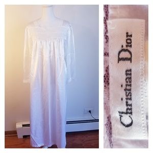 Christian Dior [Vintage] Satin White Nightgown